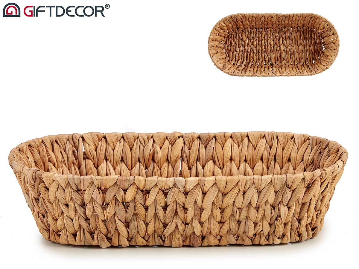 Centro mesa oval de palha