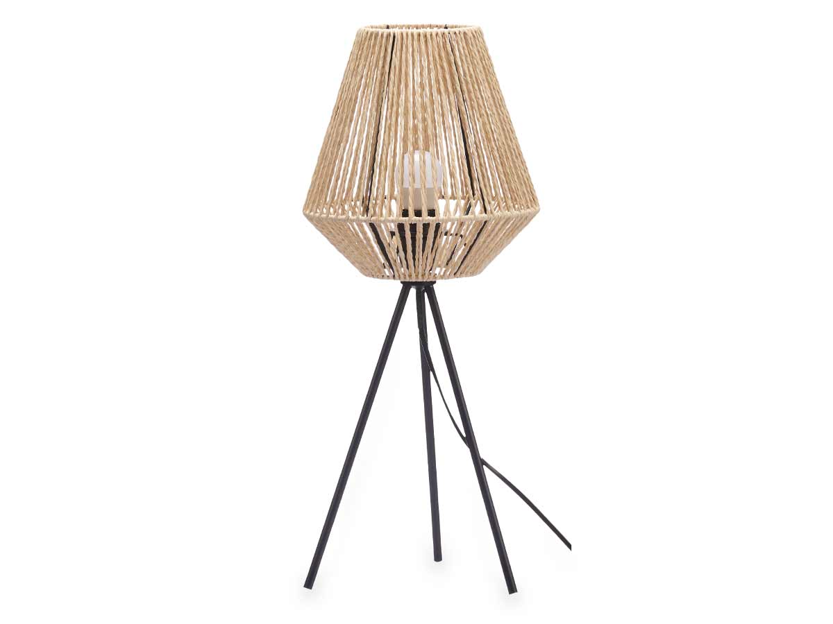 Tripod lamp pyramidal rope - Image 2