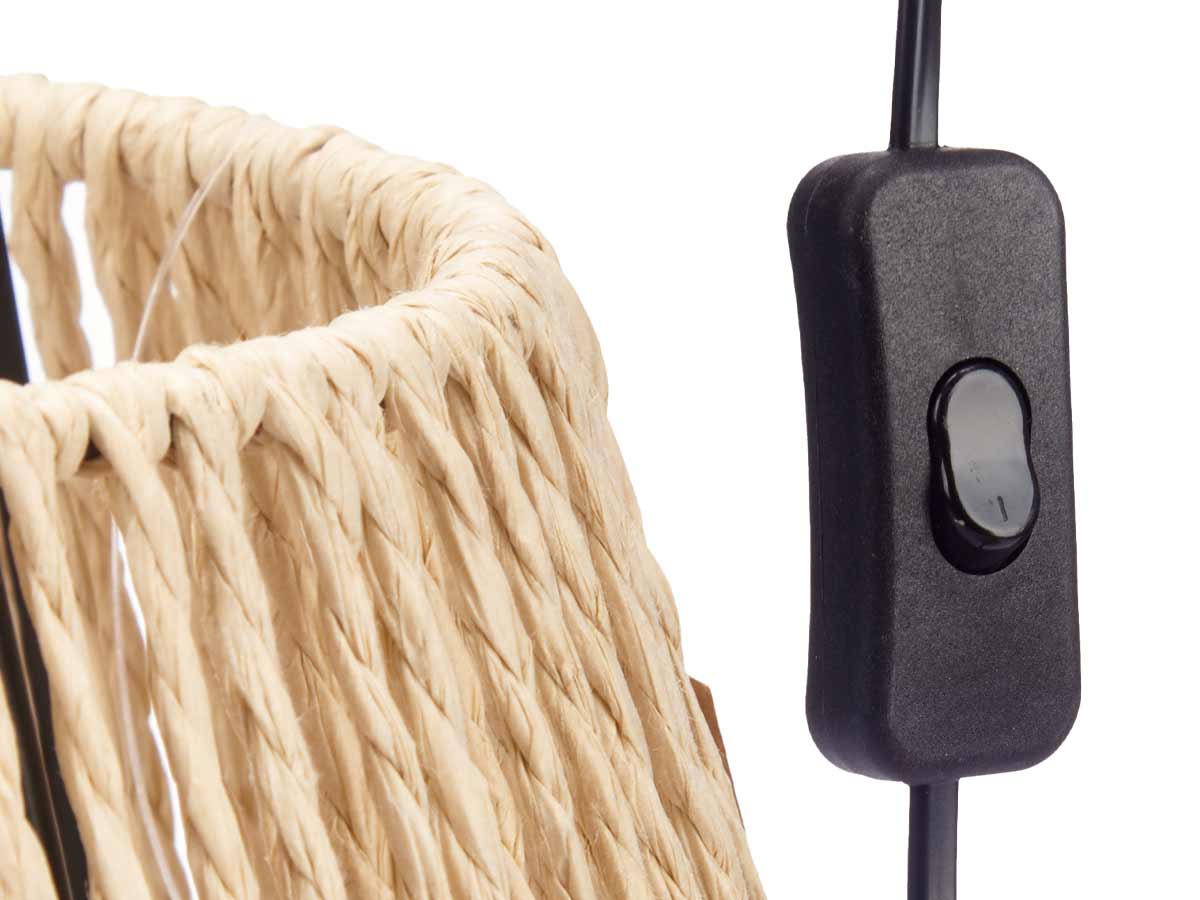 Tripod lamp pyramidal rope - Image 4