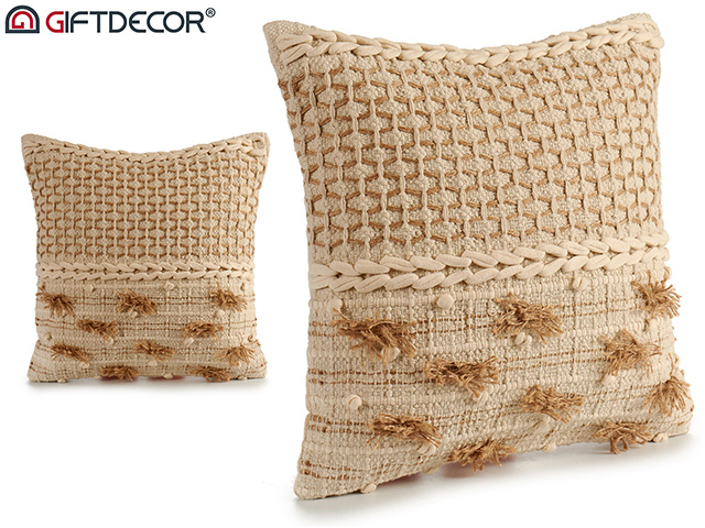 Cuscino nappe beige 45x45 cm