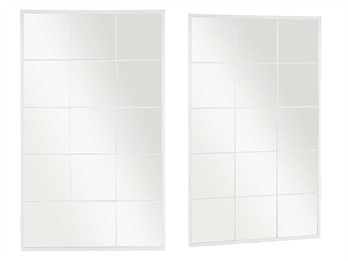 White window mirror 150x90cm