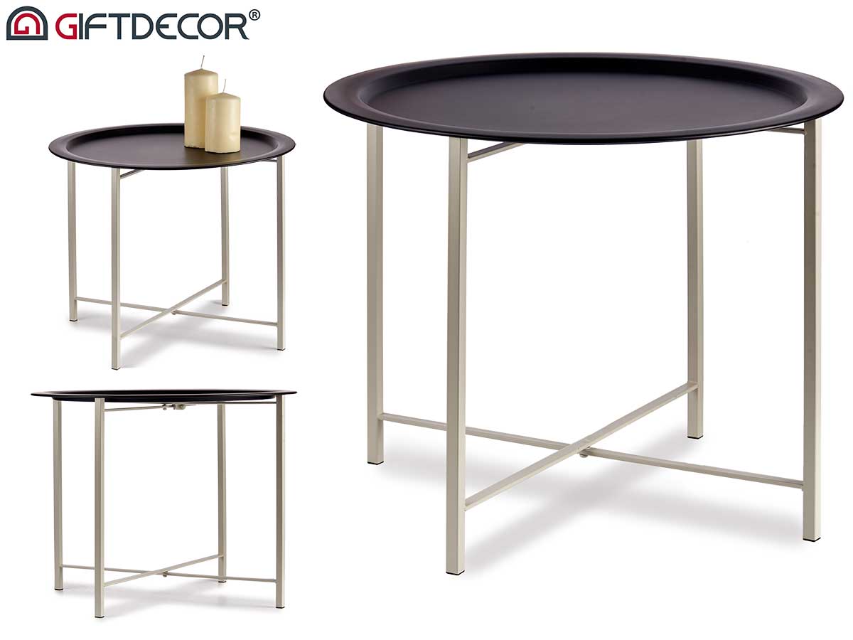 Tavolo ausiliare nero grande