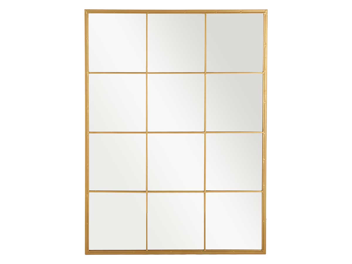 Specchio vetrata oro 120x90cm - immagine 3