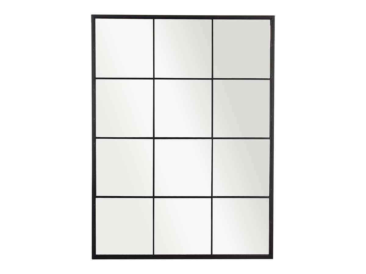 Specchio vetrata nero 120x90cm - immagine 3