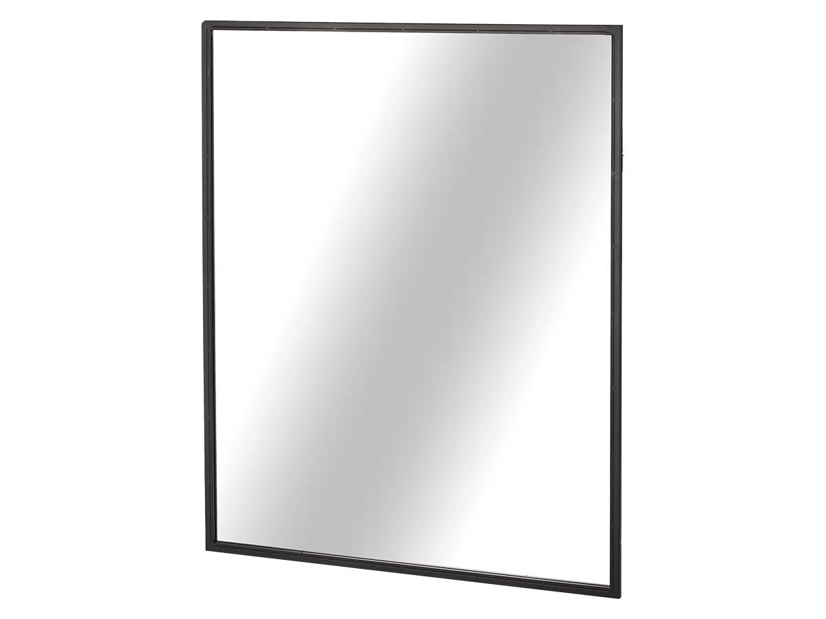 Specchio rettangolare nero 110cm - immagine 2