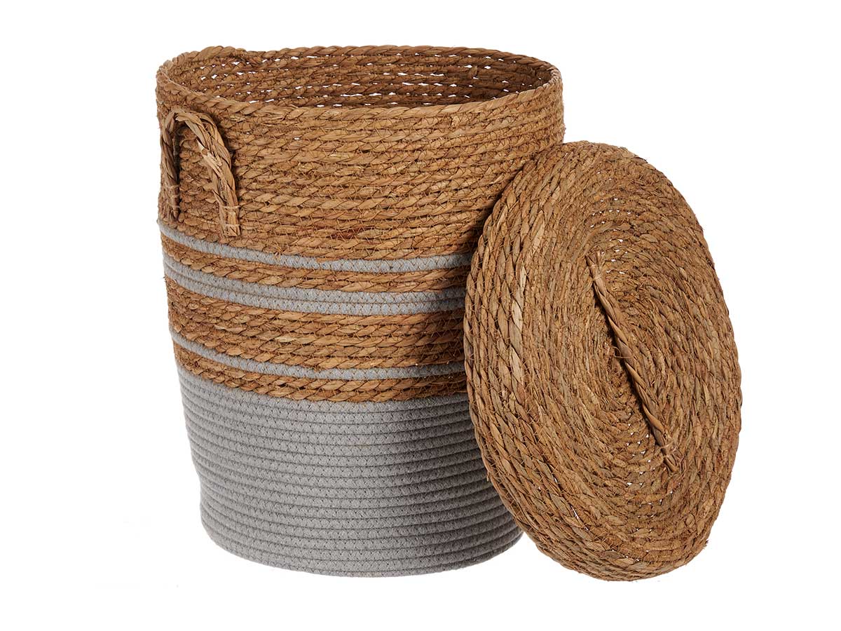 Fourretout algue gris avec couvercle petit – Image 3