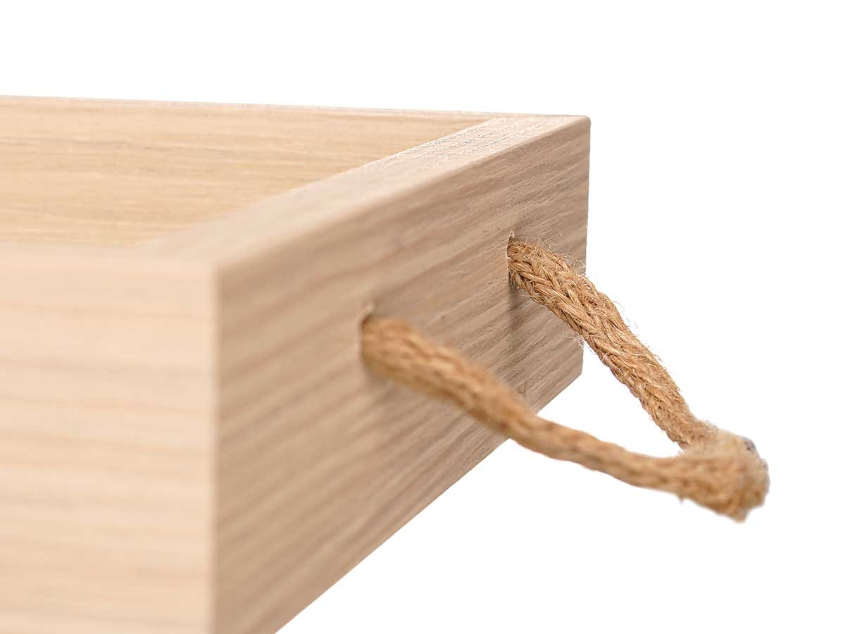 Tabuleiro em vime 20 x 40 cm com pegas naturais - Image 4