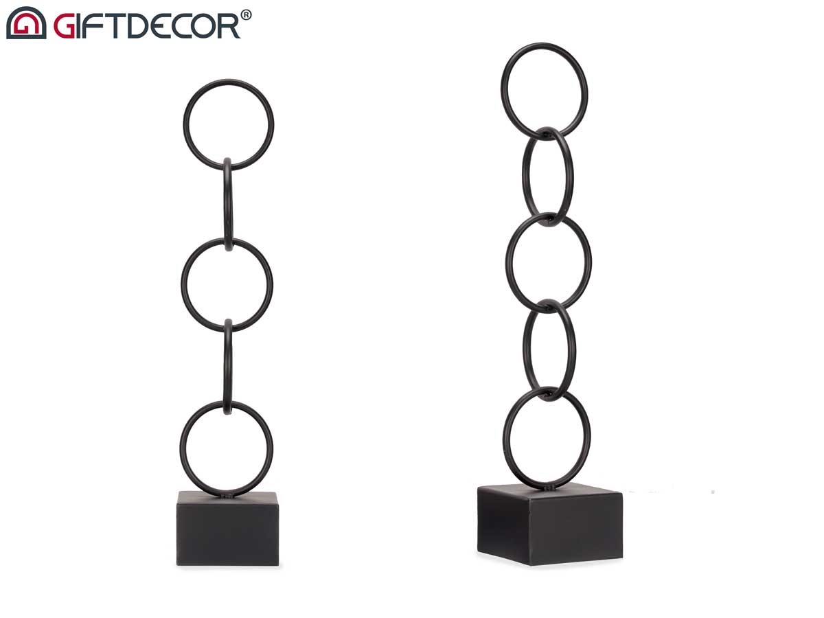 Figura cerchi nero grande