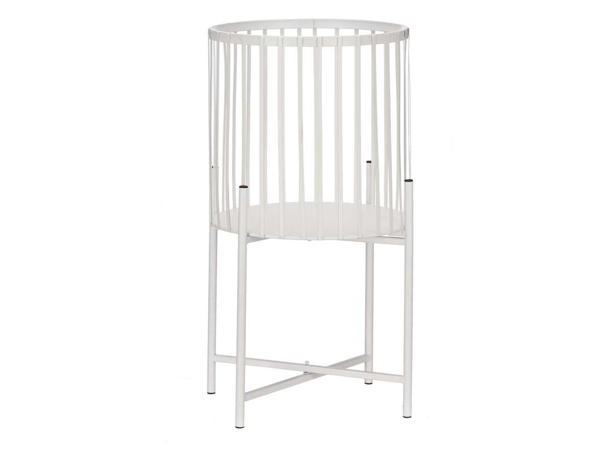 Conj 2 pçs vasos barras branco - Image 2