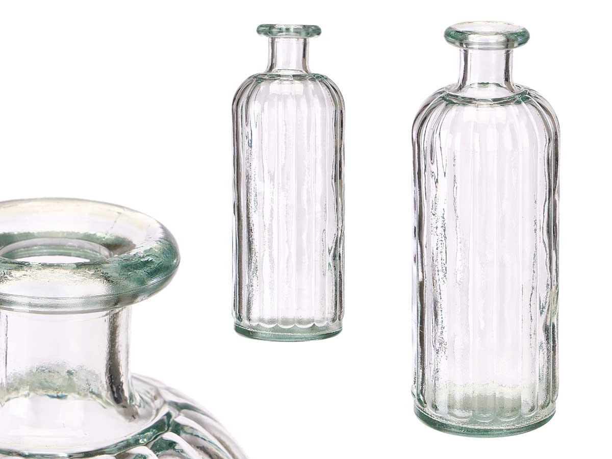 Bottiglia dritta rigata 28cm