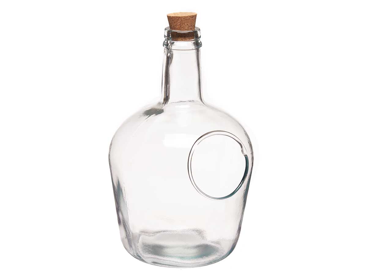 Caraffa con foro 4l tappo sughero - immagine 2