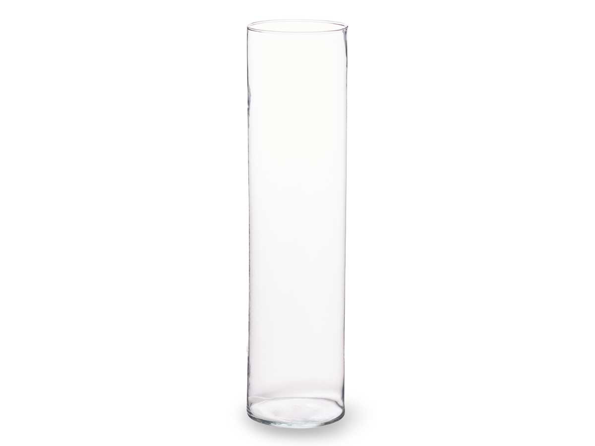 60cm diam 15 cm cylinder glass vase - Image 2