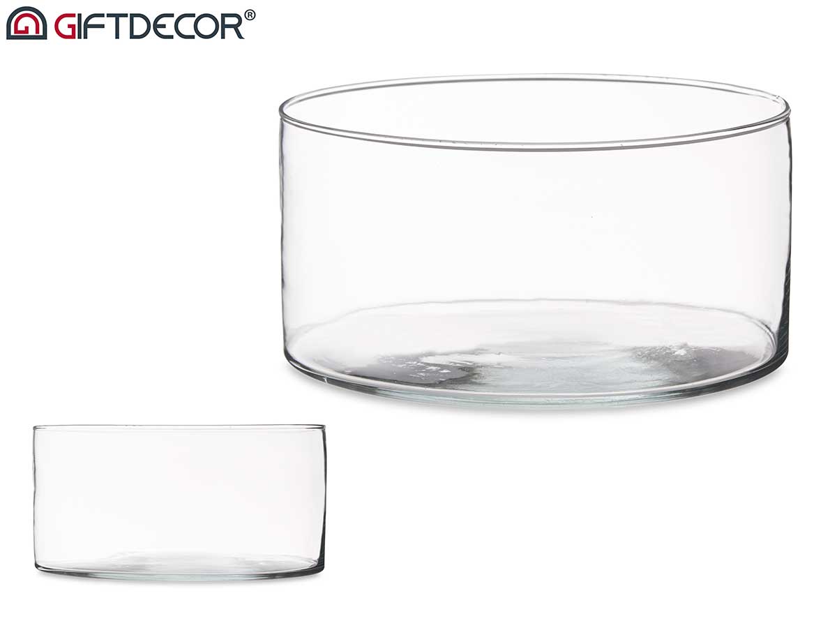 10cm diam 20 cm cylinder glass tub