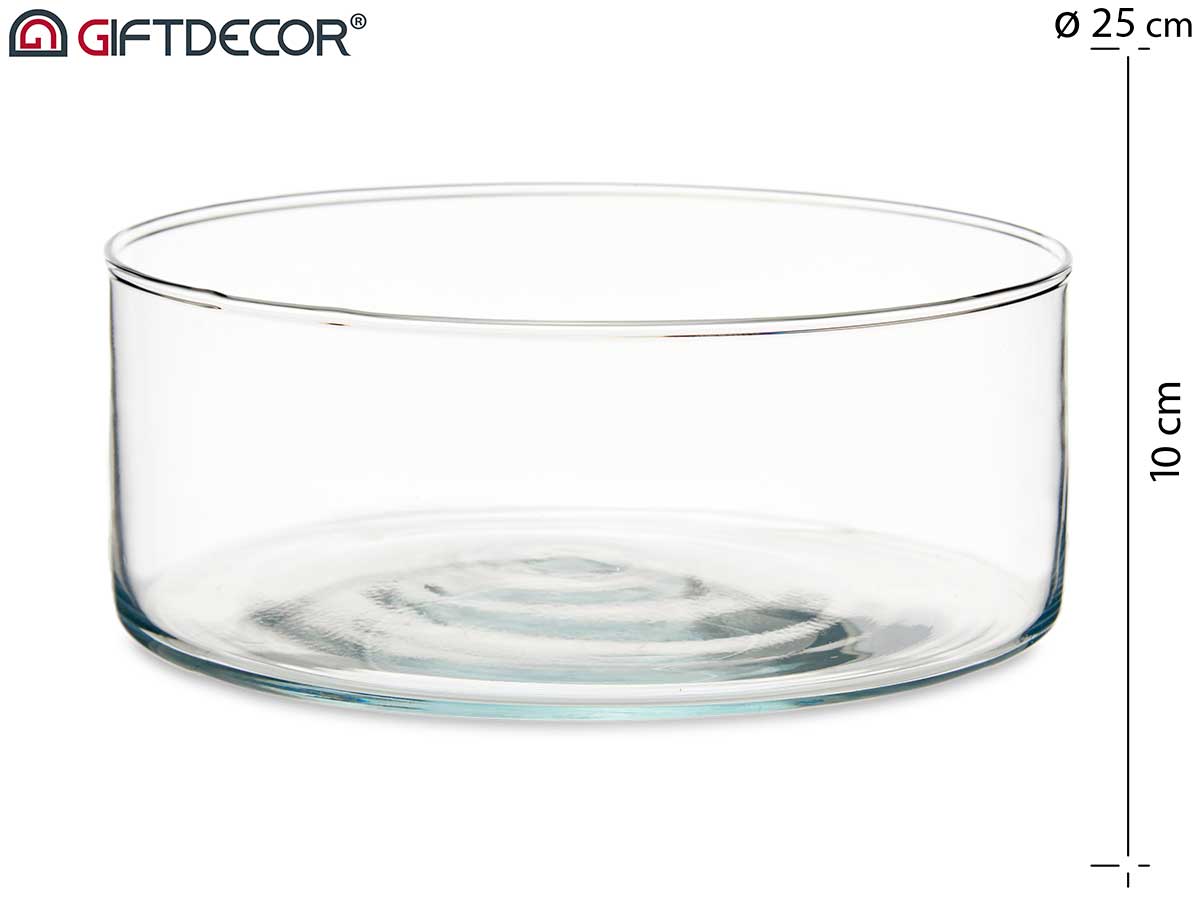 10cm diam 25 cm cylinder glass tub
