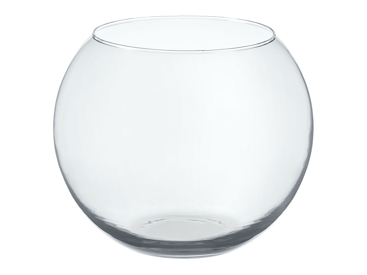 Crystal fish bowl 23cm - Image 2