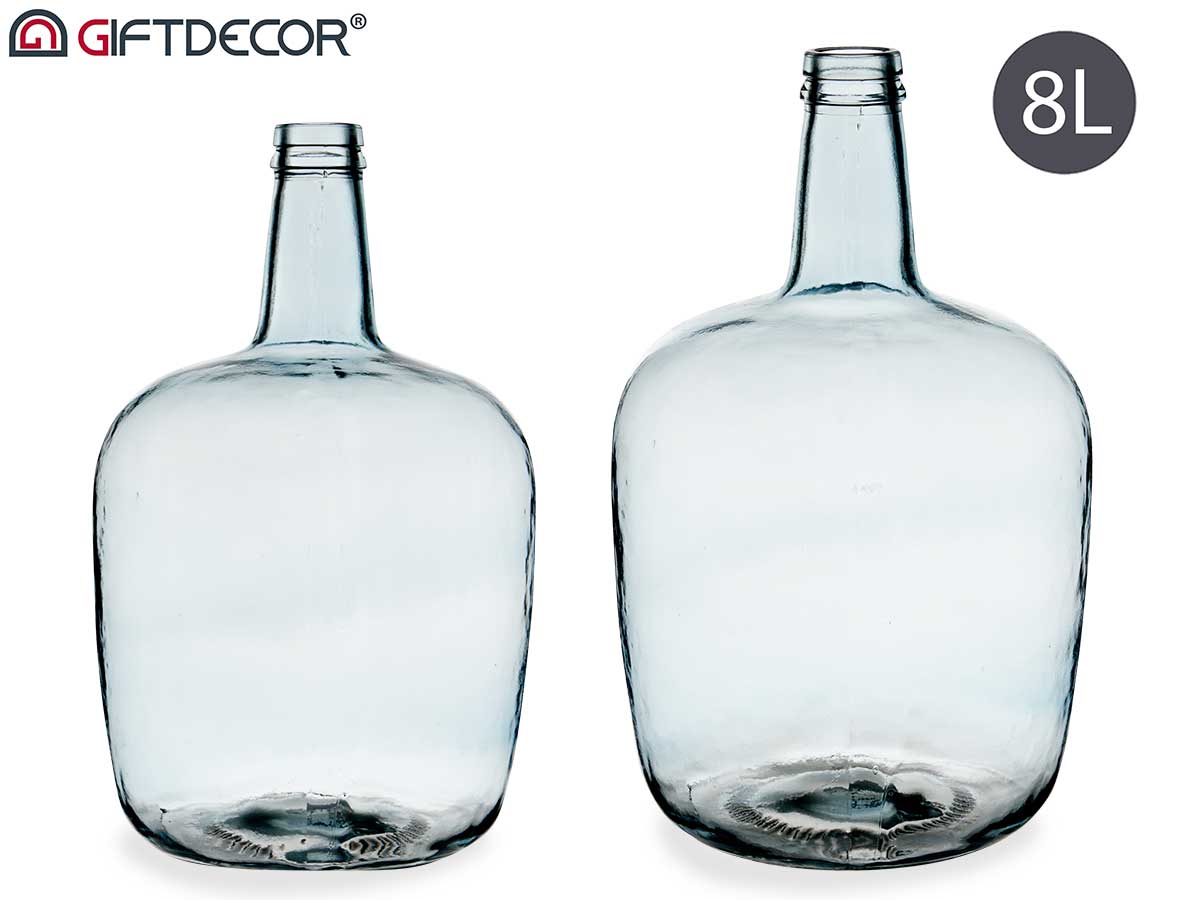 Caraffa di vetro 8 l blu