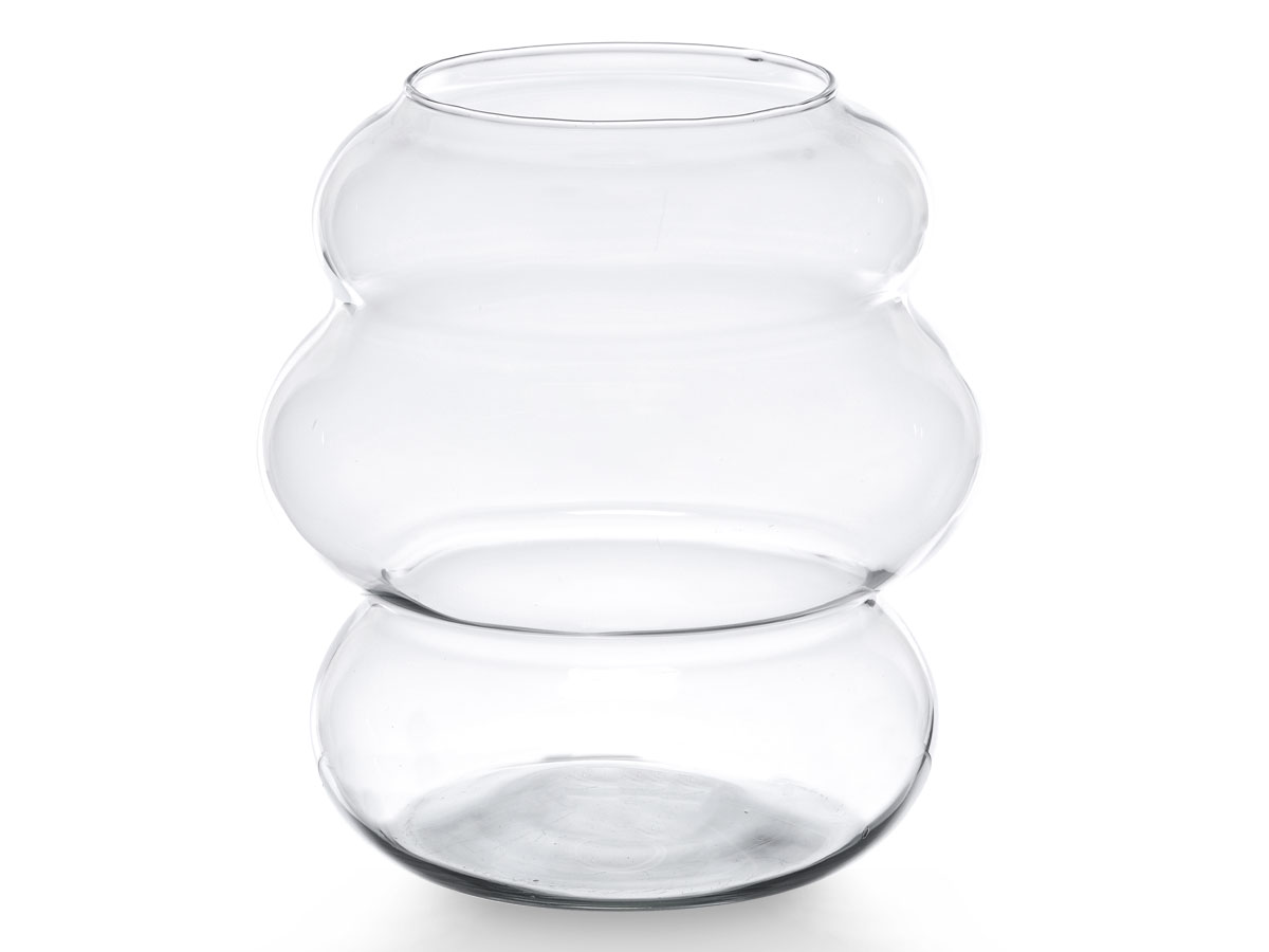 Jarron cristal burbuja ancho 25cm - Imagen 2