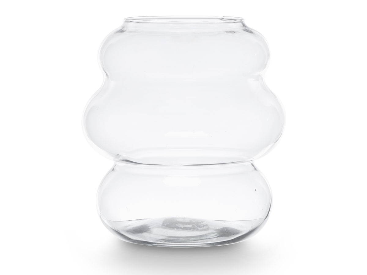 Jarron cristal burbuja ancho 25cm - Imagen 3