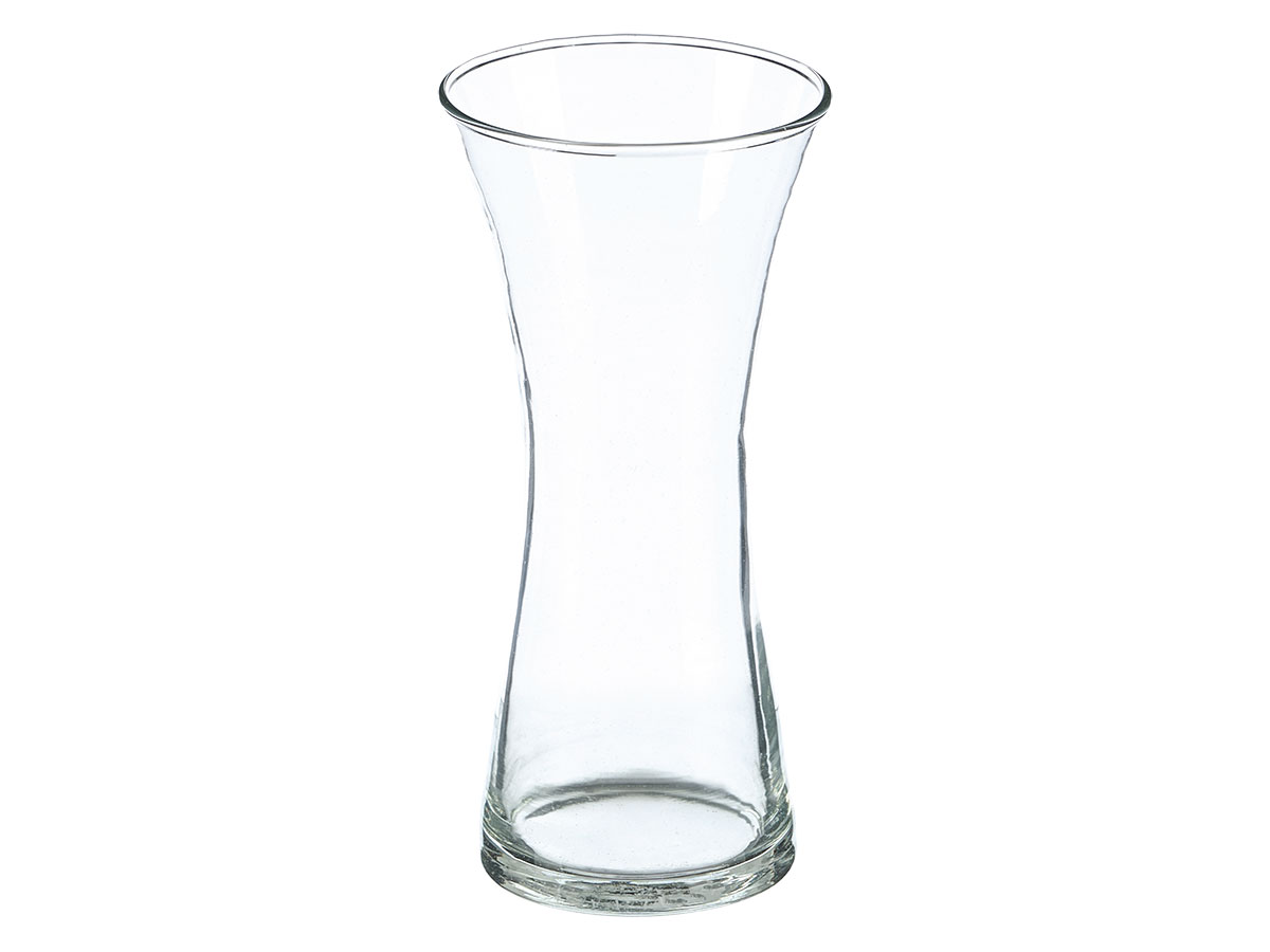 Vaso vetro stretto bocca larga 21cm - immagine 2