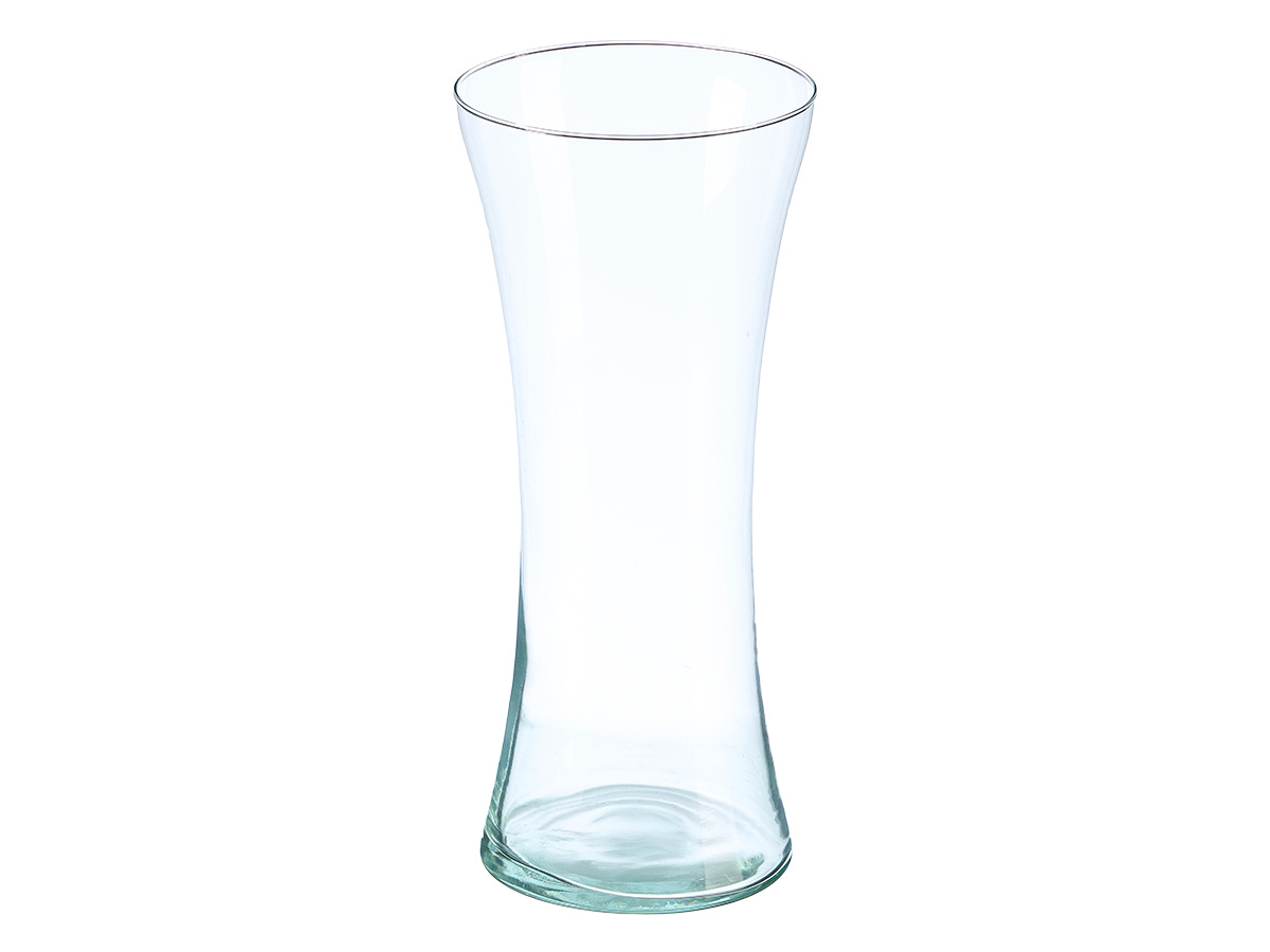 Vaso vetro stretto bocca larga 26cm - immagine 2