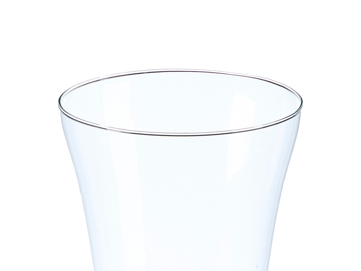 Vaso vetro stretto bocca larga 26cm - immagine 4