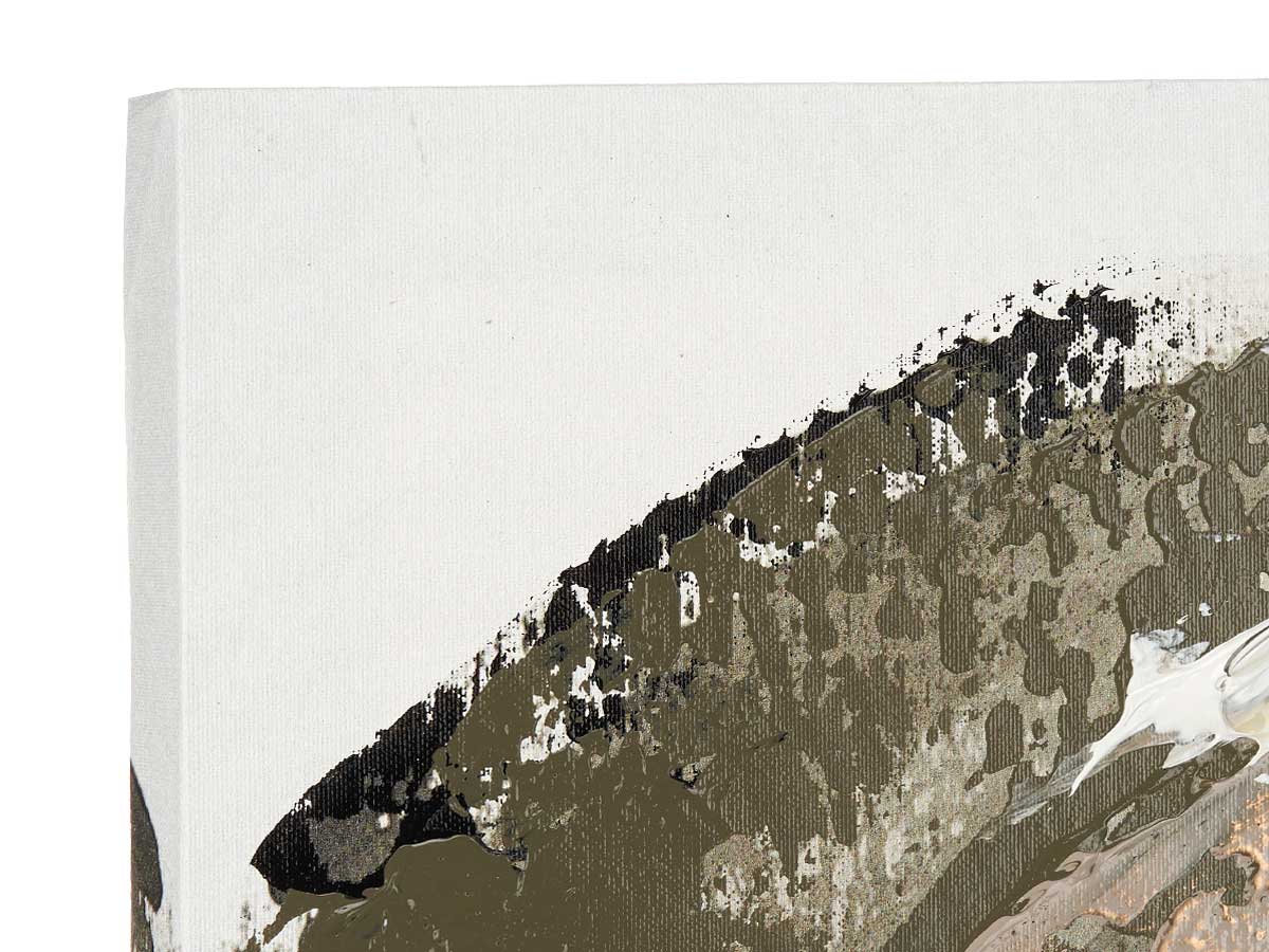 Toile peinte gris bleu onde 60x120cm assort 2 – Image 2