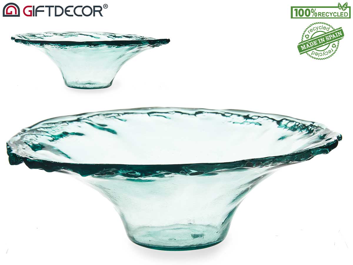 Centre de table verre caribe 40cm