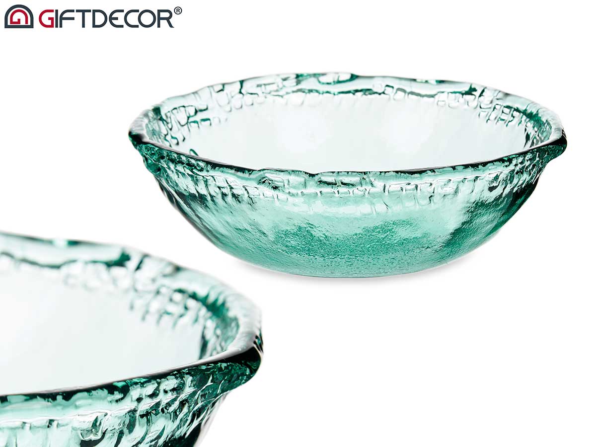 Jarron vidrio azteca 21cm