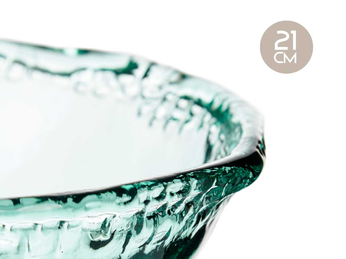 Jarron vidrio azteca 21cm - Imagen 3