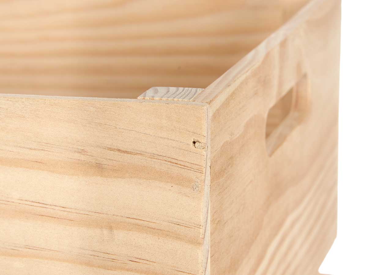 Caja madera abierta 30 x 30 cm - Imagen 3