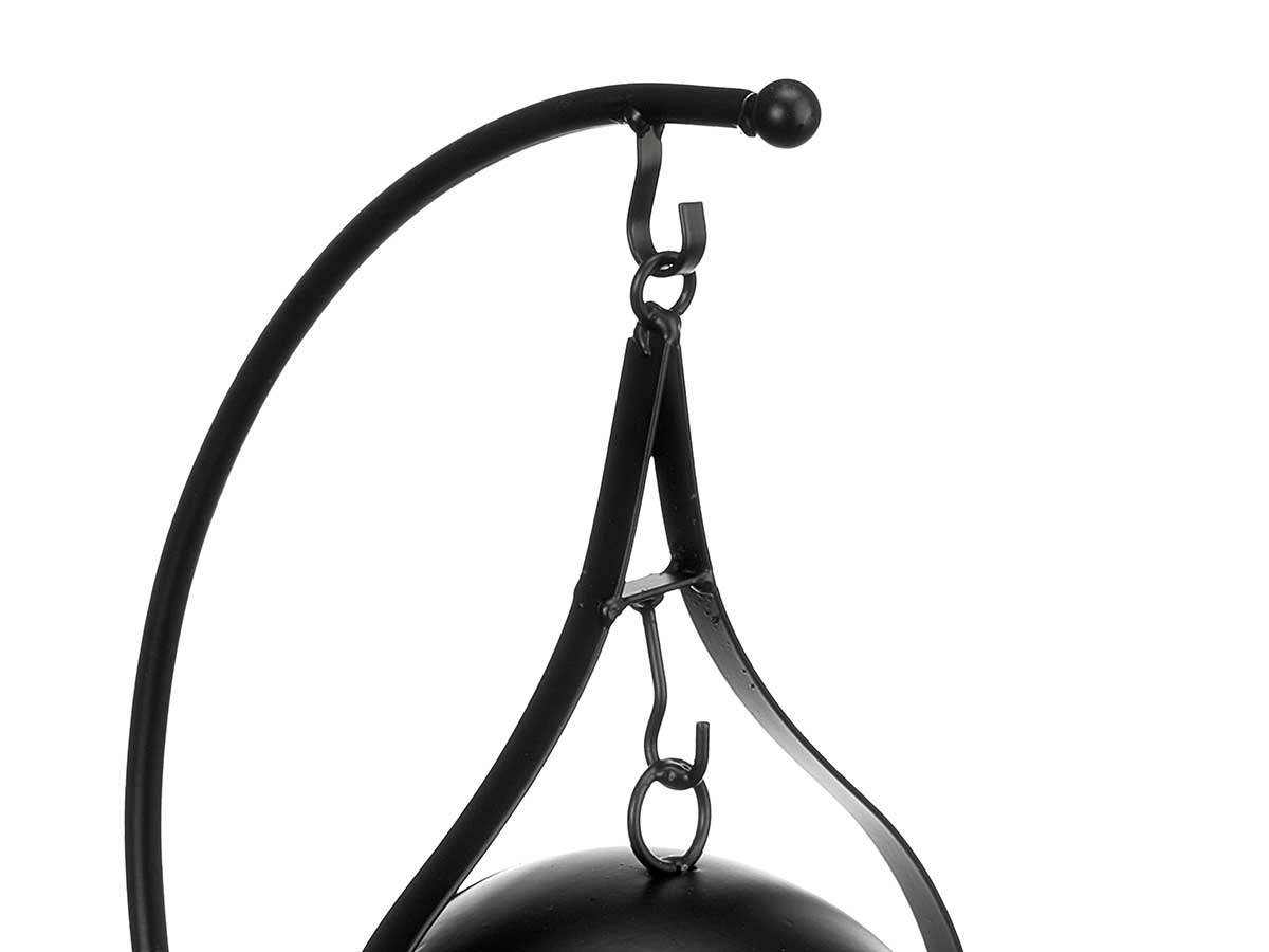 Reloj forja esfera ovalada negro 22,5cm - Imagen 4