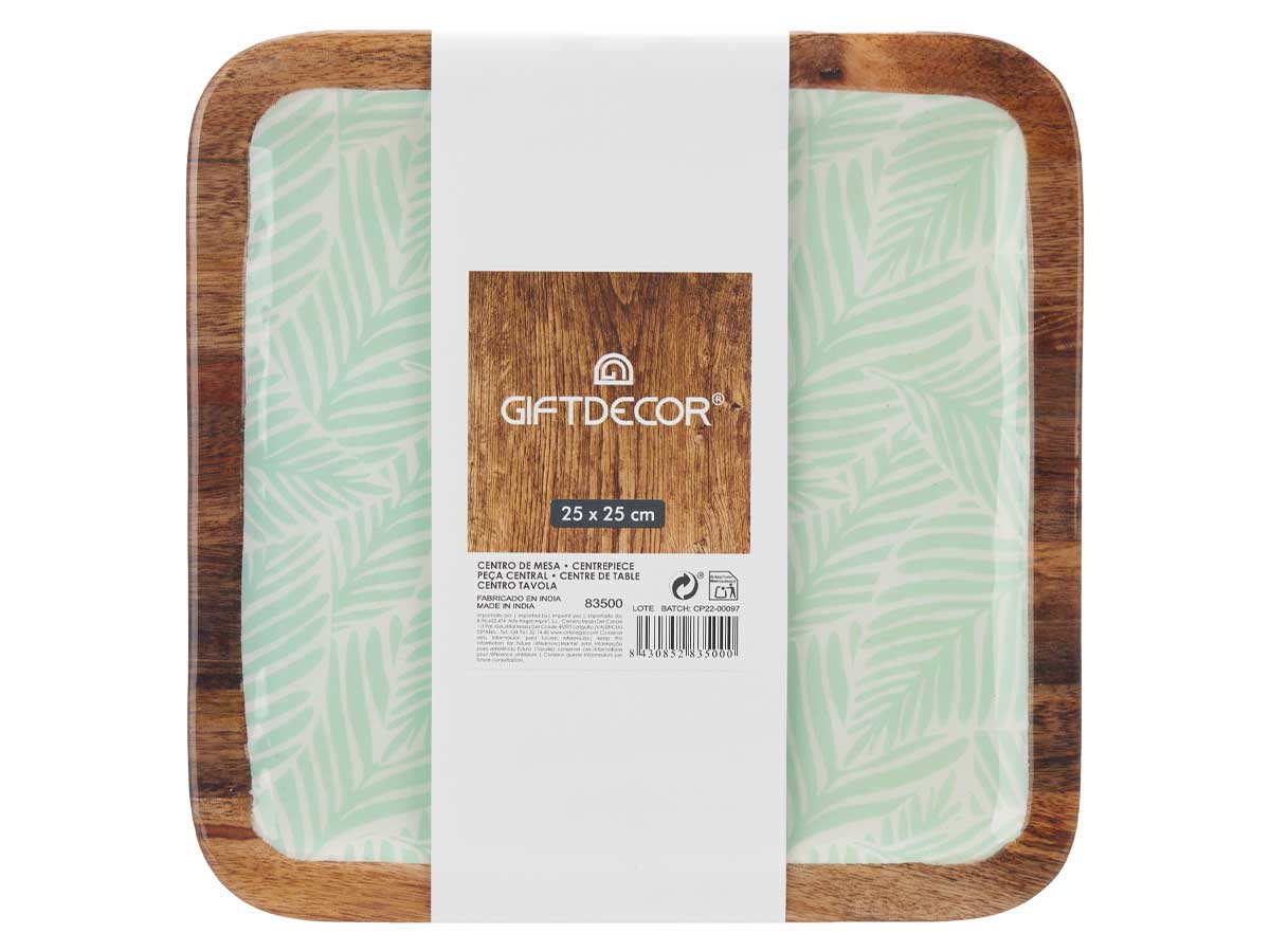 Centro de mesa cuarado 25x25 hojas - Imagen 3