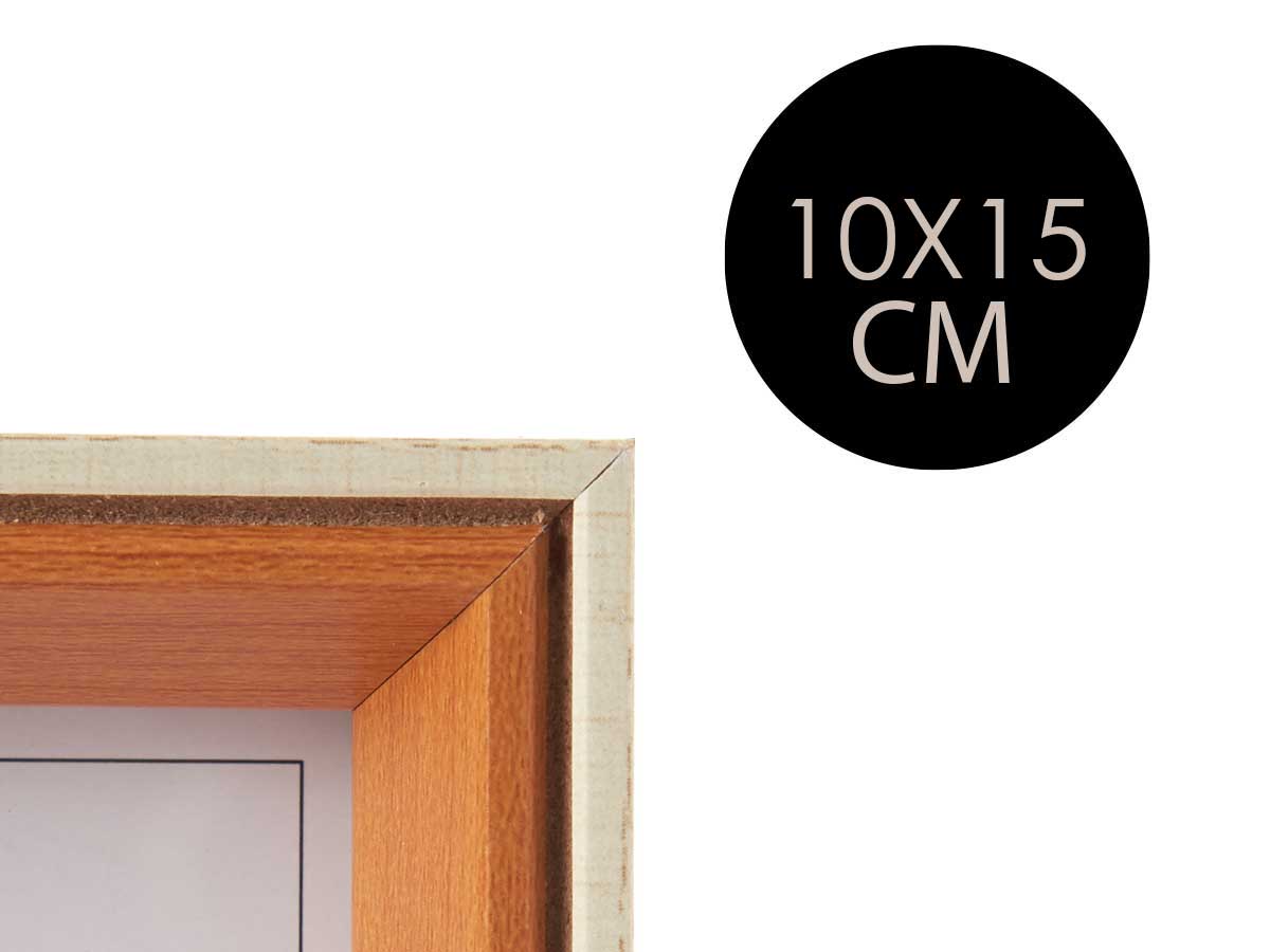 Portafotos madera 10x15 natural y marron - Imagen 4