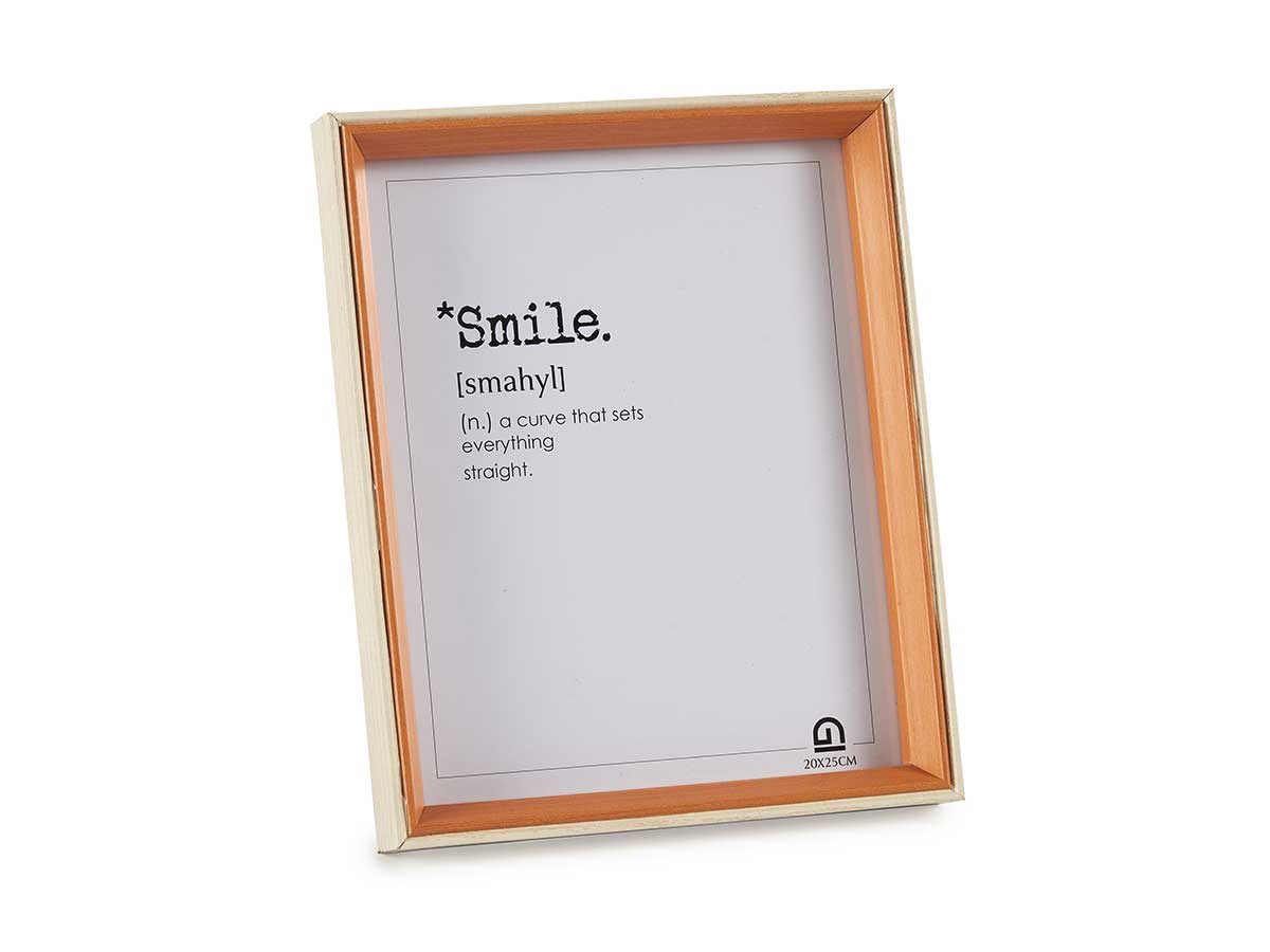 Portafotos madera 20x25 natural y marron - Imagen 2