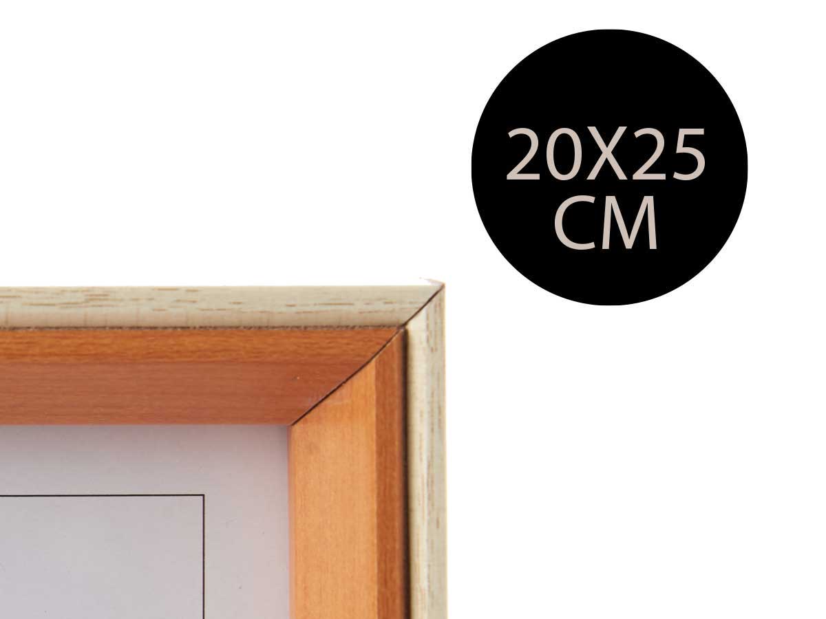 Portafotos madera 20x25 natural y marron - Imagen 4
