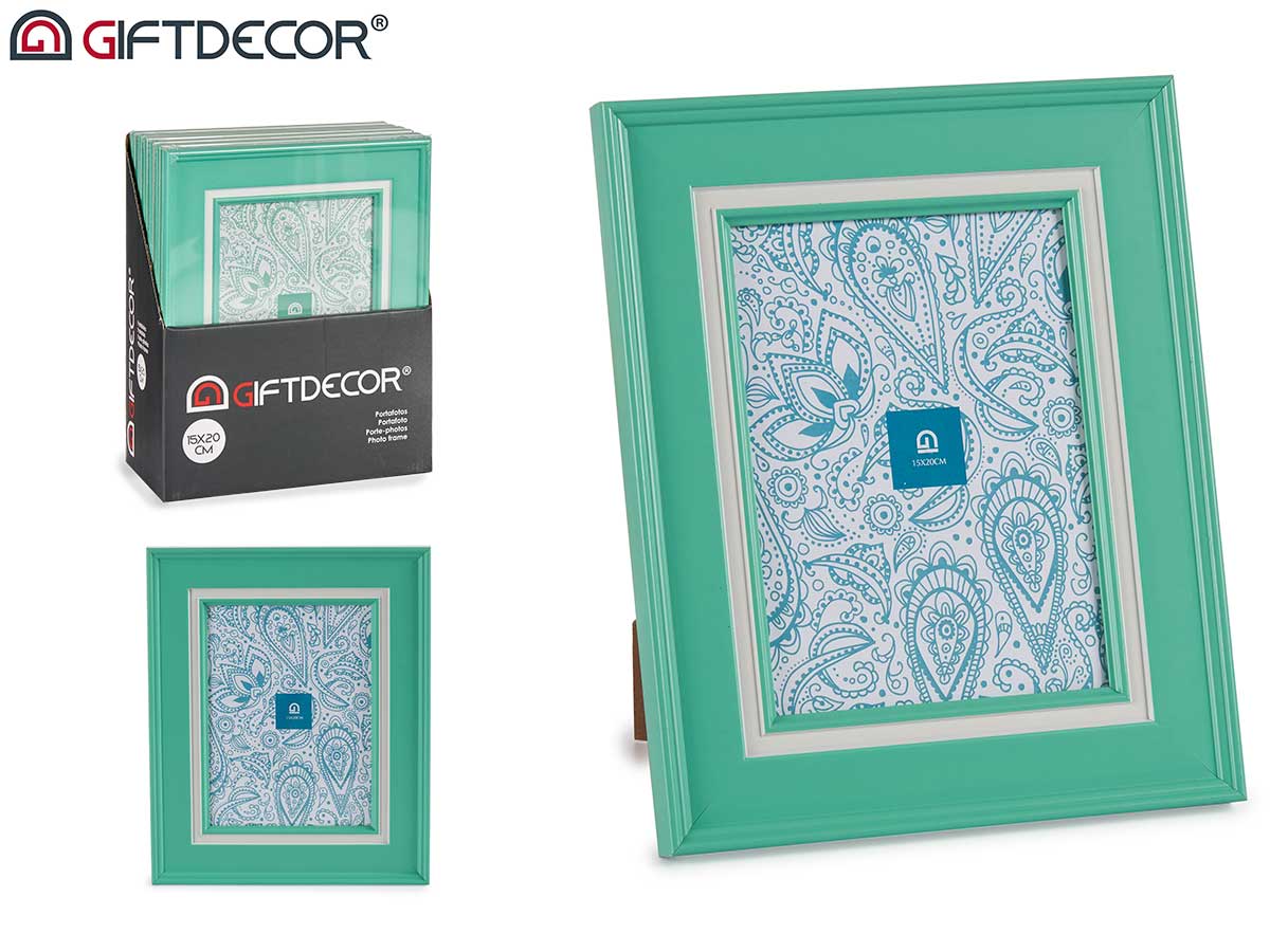 Portafotos 15x20 menta