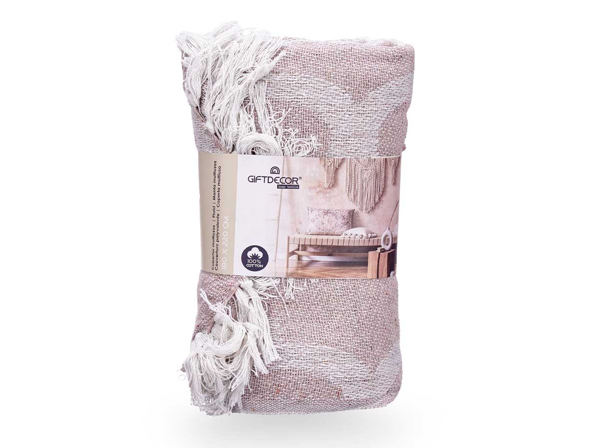 Multipurpose jacquard grey 180x220cm assort 2 - Image 3