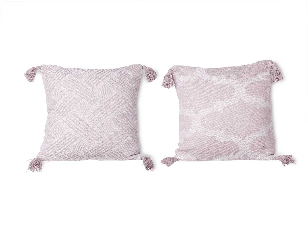 Cuscino jacquard grigio 45x45 cm assort 2 - immagine 2