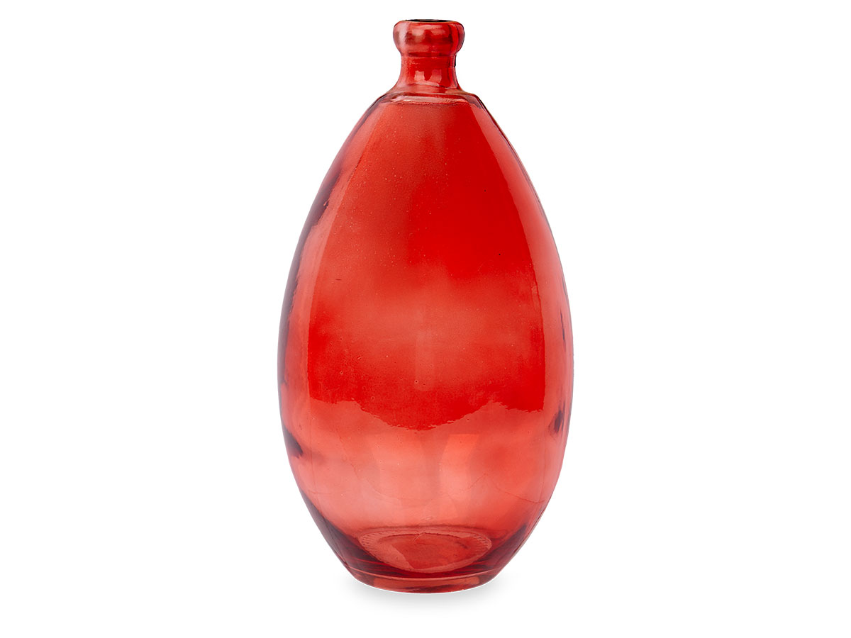 Bottiglia bombata irregolare color mattone - immagine 3
