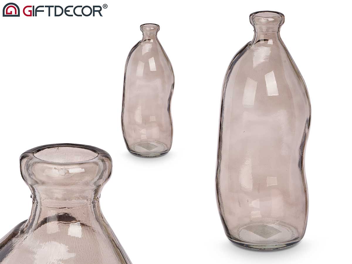 Bottiglia alta irregolare grigia