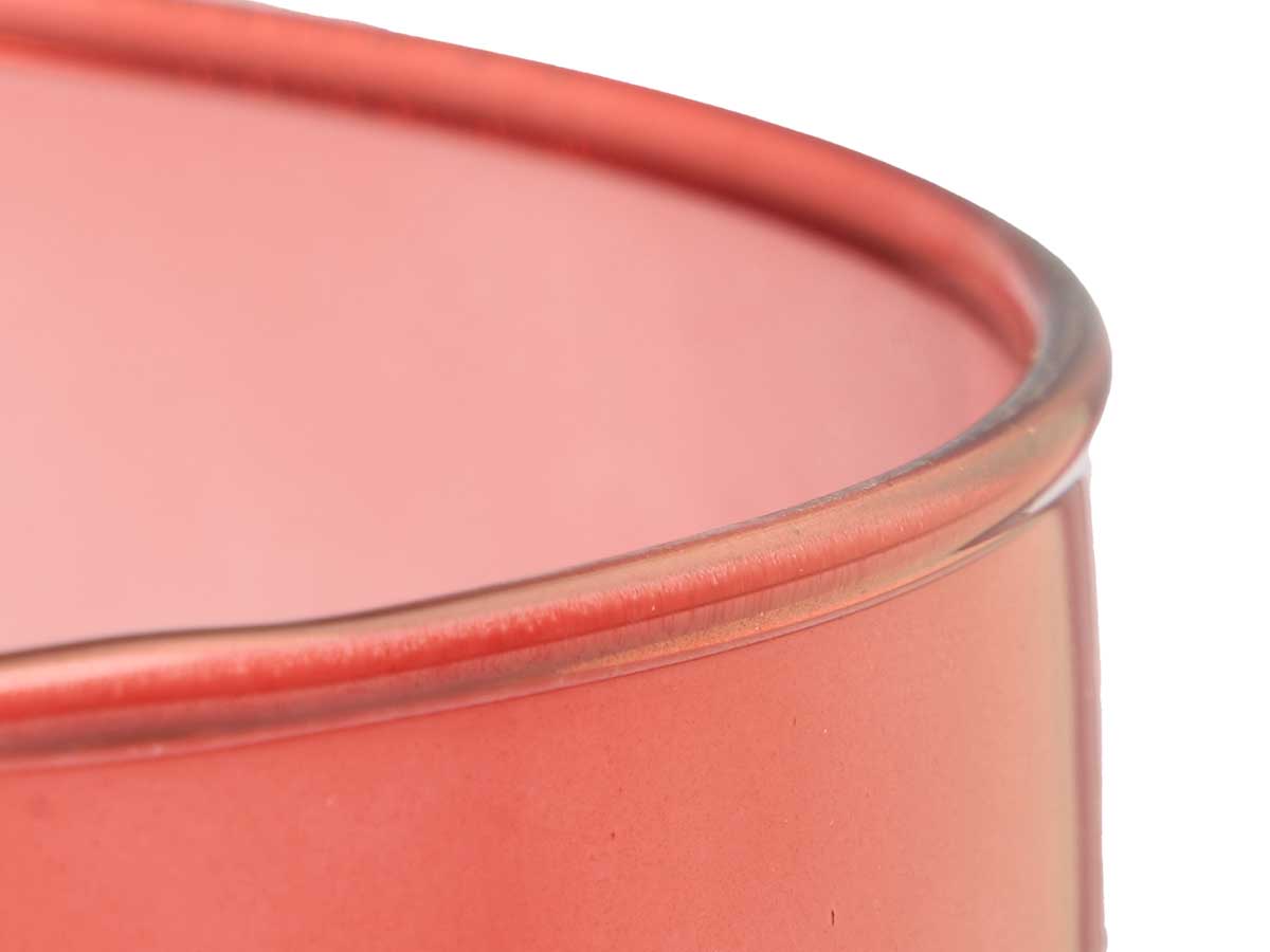 Jarron cristal cilindro 15cm diam x 60cm teja - Imagen 4