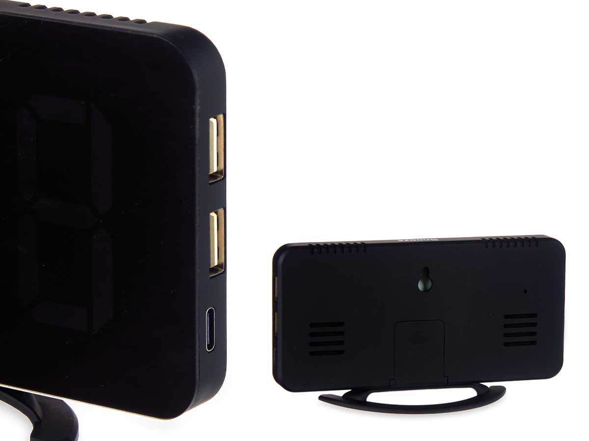 Orologio a specchio nero - immagine 5