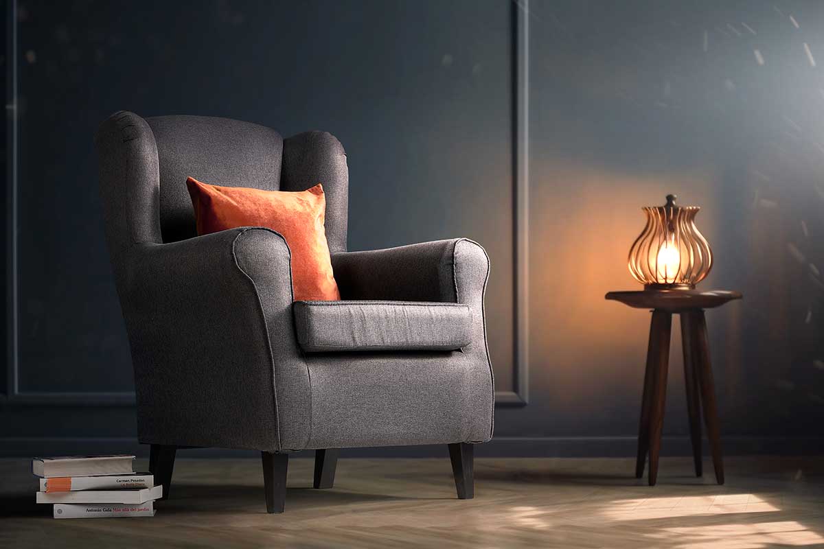 Poltroncina sade grigio scuro - immagine 2