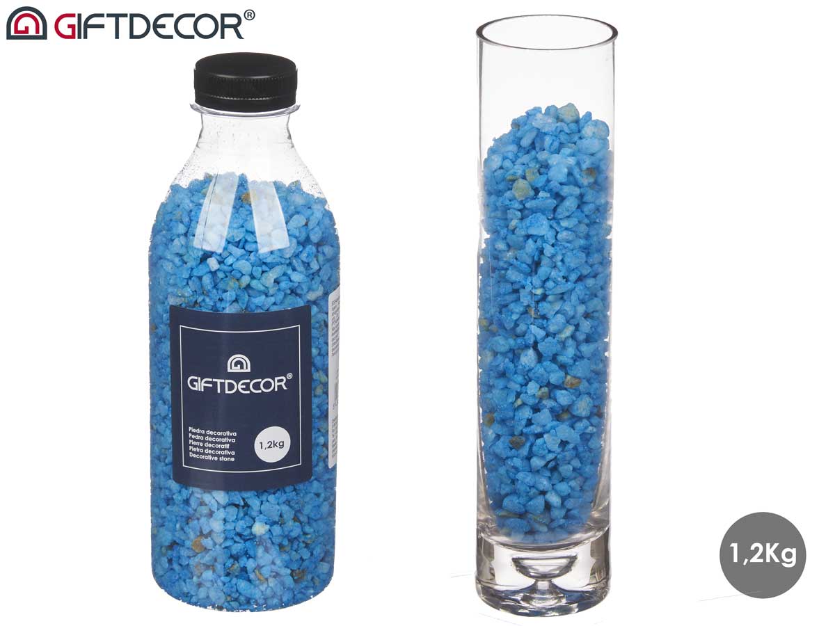 Pietra decorativa 1,2kg blu