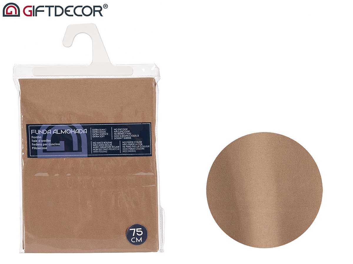 Taie d oreiller 70-75cm couleur marron