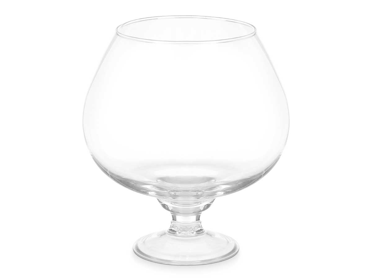 Jarron cristal copa balon 22cm - Imagen 2