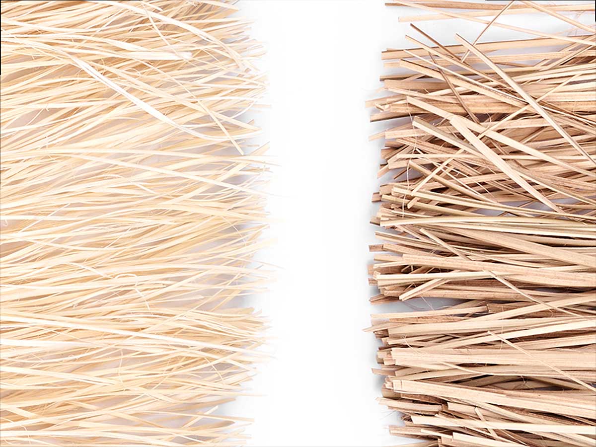 Palm leaf pendant medium 2 colours assort - Image 2