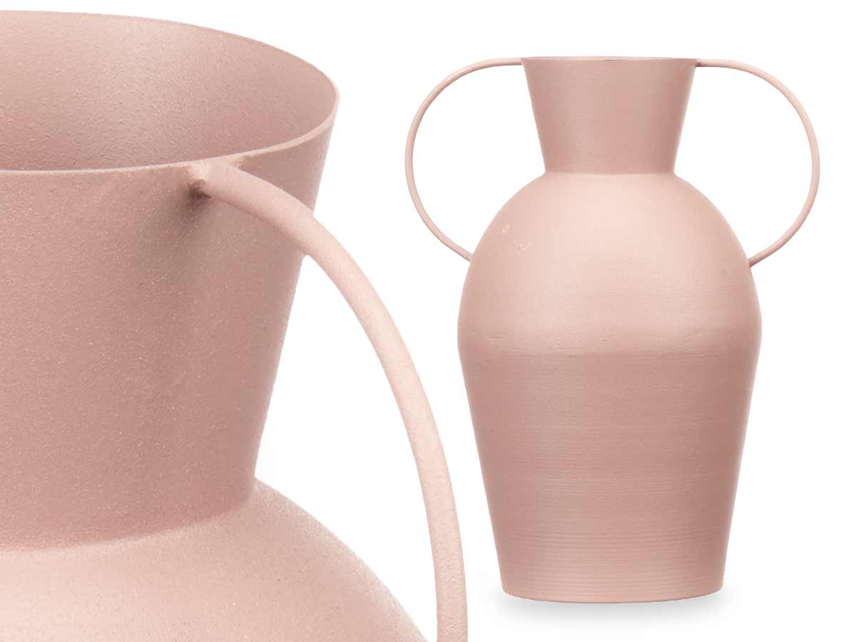 Jarron acero tinaja arena pastel med - Imagen 3