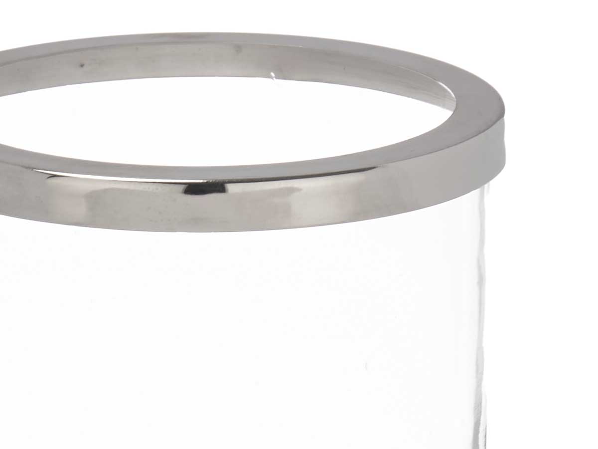 Castiçal cilindro prateado - Image 3