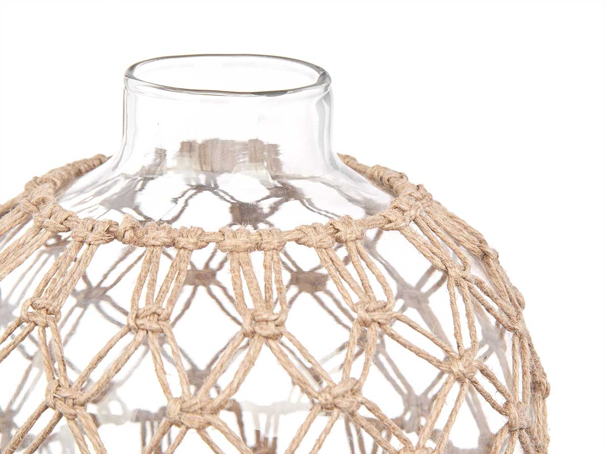 Sfera vetro corda naturale grd - immagine 3